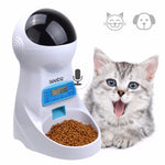 Iseebiz 3L Automatic Pet Feeder With Voice Record Pets