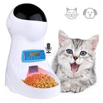 Iseebiz 3L Automatic Pet Feeder With Voice Record Pets